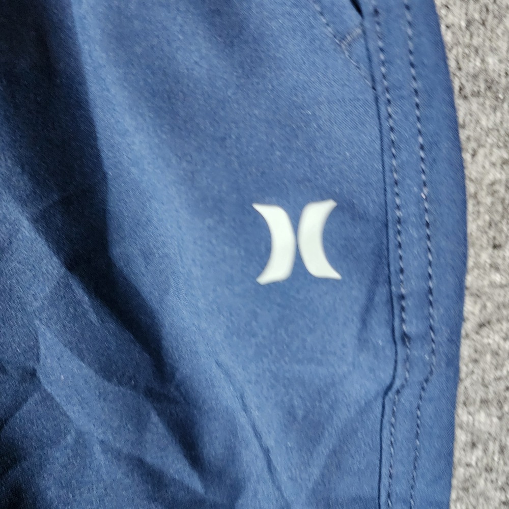 Hurley Hybrid Shorts Mens 38 Navy Blue Performance Walkshorts HSP21VMB-02046 - Picture 5 of 8